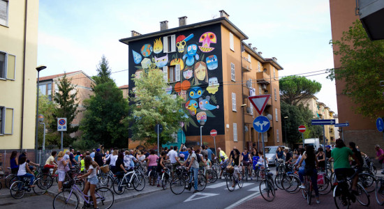 biciclettata tra i murales 2016
