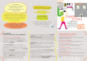 CAMERA SCHOOL 2018 MEZZANO